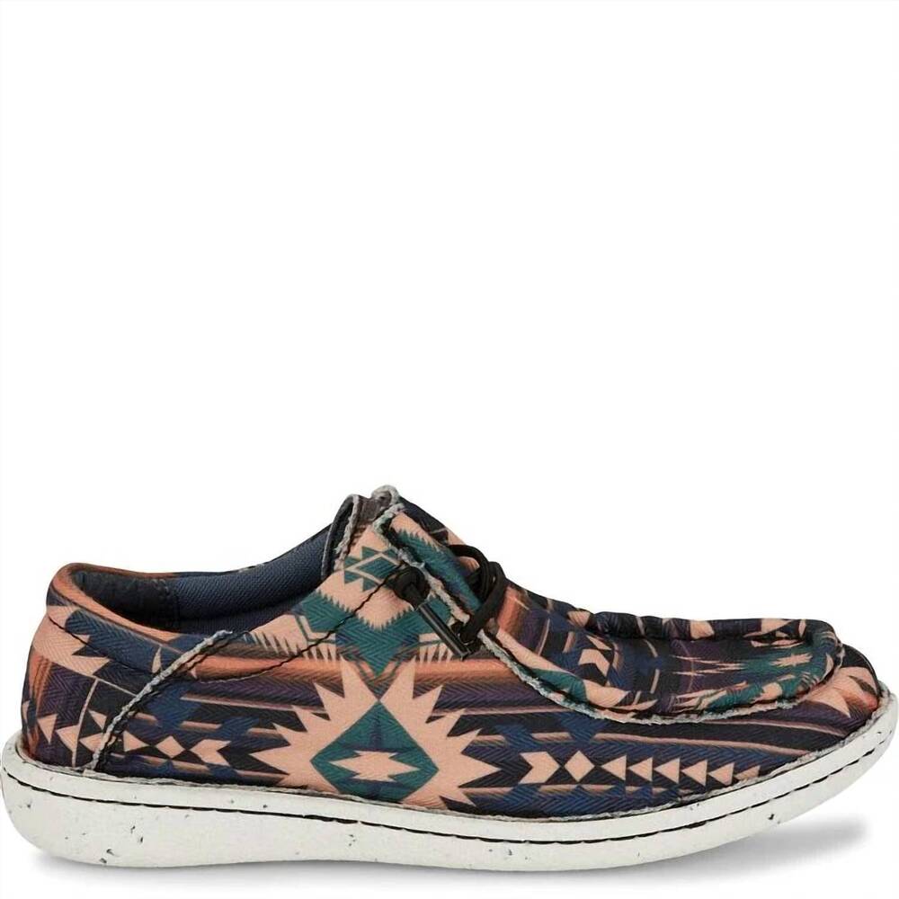 NEW JUSTIN women's hazer lightweight slip-on shoe in brushpopper